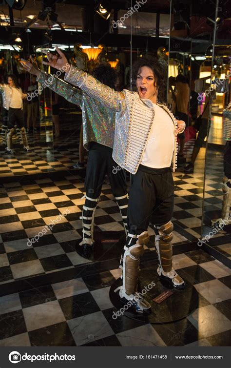 Michael Jackson In Grevin Museum Of The Wax Figures In Prague Stock