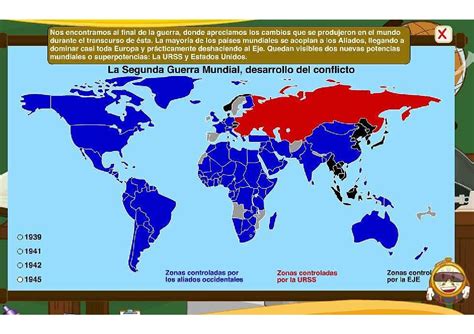 Mapa Mundi 2da Guerra Mundial