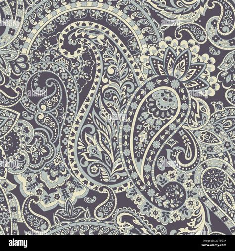 Paisley Ornamental Seamless Pattern Stock Vector Image And Art Alamy