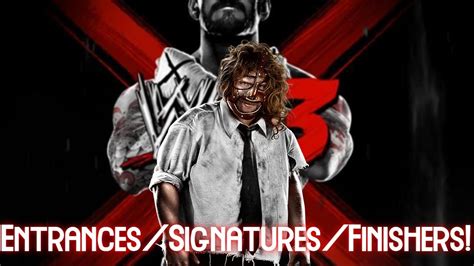 WWE 13 Entrances Signatures Finishers Mankind YouTube