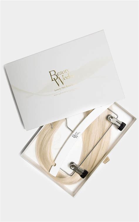 Beauty Works Double Hair Set Weft 18 Inch Pure Platinum 50 Grams In 2021 Beauty Works Hair