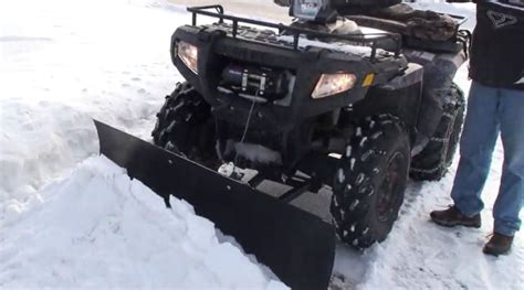 The Best Atv Snow Plows To Get The Job Done Backyard Boss