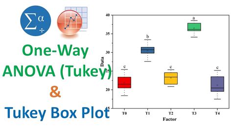 How To Create A Tukey Box Plot By Calculating The One Way Anova Tukey