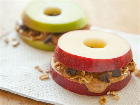 Recipe Apple Sandwiches With Granola And Peanut Butter Whole Foods
