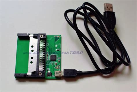 Brand New Standard Usb 2 0 To 68pin Pcmcia Card Reader For Ata Sd Cf Card