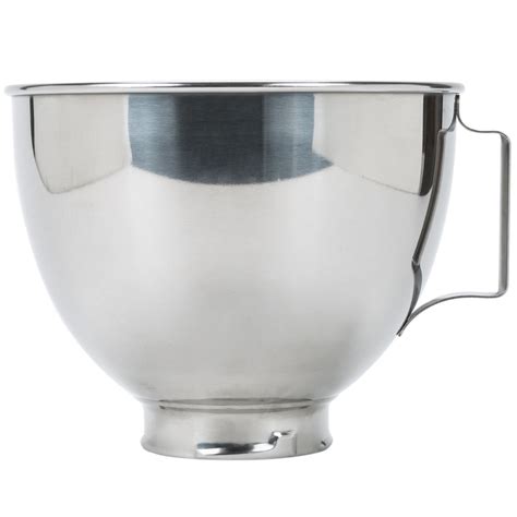 Kitchenaid K45sbwh Stainless Steel 45 Qt Mixing Bowl With Handle For
