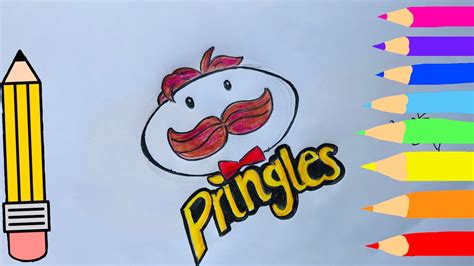 How To Draw Pringles Logodrawing Easy For Beginnersstepbystep