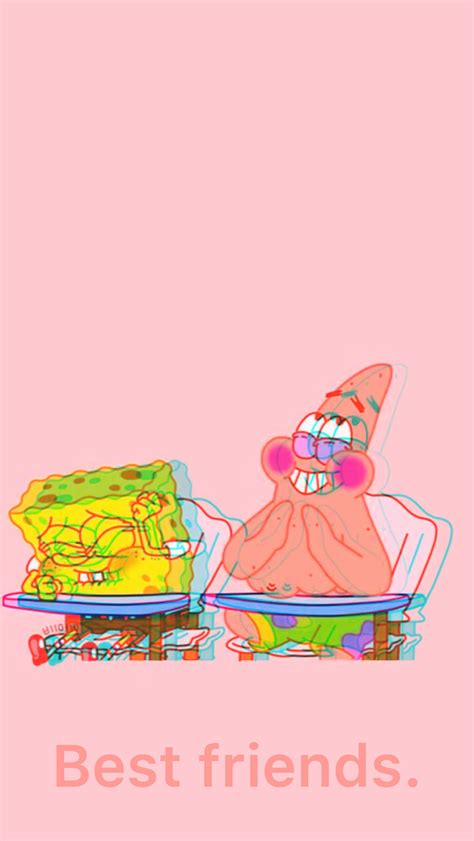 Aesthetic Cartoon Patrick Spongebob Aesthetic Sad Wallpapers
