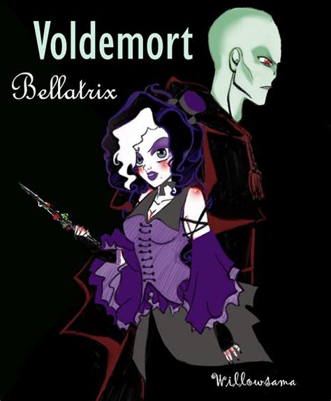 bellatrix and voldemort by willowsama on deviantart