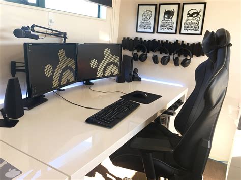 My Blackwhite Gaming Setup Battlestations