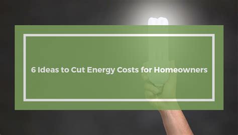 6 Ideas To Cut Energy Costs For Homeowners Kevin Harris Architect