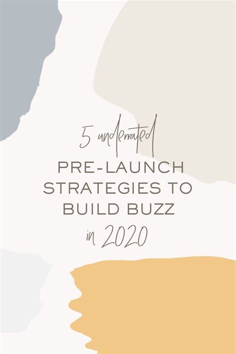 5 Underrated Pre Launch Strategies To Build Buzz In 2020 Blog From