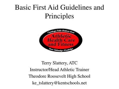 Ppt Basic First Aid Guidelines And Principles Powerpoint Presentation