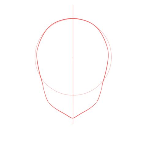 How To Draw The Head And Face Anime Style Guideline Front View