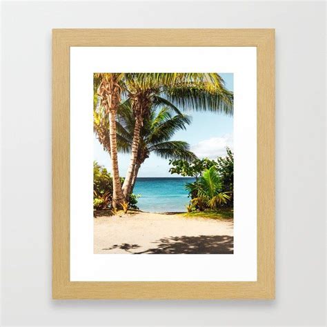 Buy Ocean Travel Tropical Beach Framed Art Print By Newburydesigns