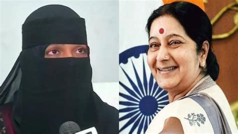 hyderabad woman trafficked to oman rescued thanks sushma swaraj for bringing her back india today