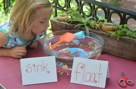 Sink Swim And Float 6 Sensational Science Experiments