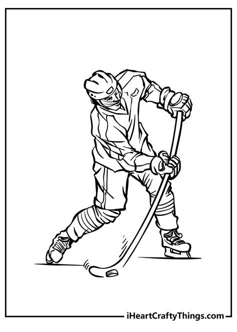 Hockey Coloring Pages To Print