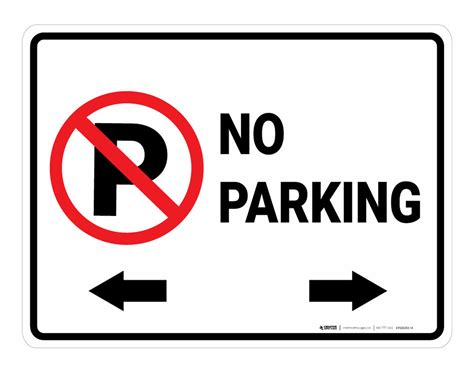 Personalized business parking sign aluminum no rust custom metal sign 8 x 12. No Parking - Floor Marking Sign | Creative Safety Supply