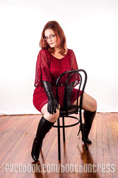 Scarlet Winters In A Red Dress And Boots Sweater Dress Dresses Red Dress