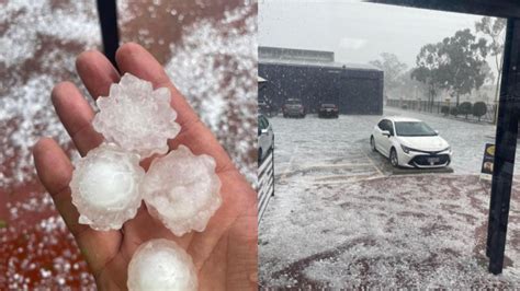 Adelaide Weather Thunderstorms Fierce Wind Hailstones And Heavy Rain