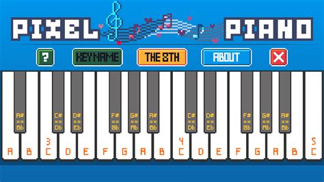 🕹️ Play Pixel Piano Game Free Online Interactive Virtual Piano Music