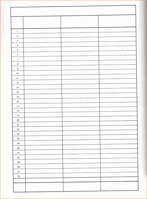 Printable 10 Column Accounting Worksheet Learning How To Read