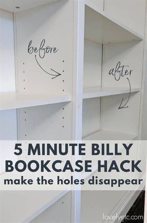 The Best Way To Fill Billy Bookcase Holes Ikea Furniture Hacks