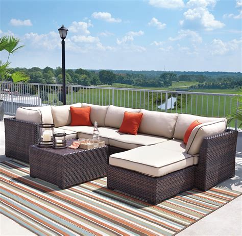 Signature Design By Ashley Furniture Renway Outdoor Sectional Set With