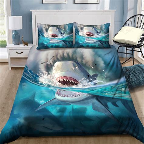 Giant Shark Bedding Set 8gd7wzjufi Betiti Store