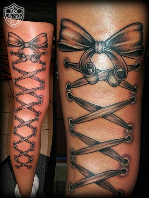Pin By Sara Spencer On Tattoos And Piercings Ribbon Tattoos Lace Up Tattoos Lace Tattoo