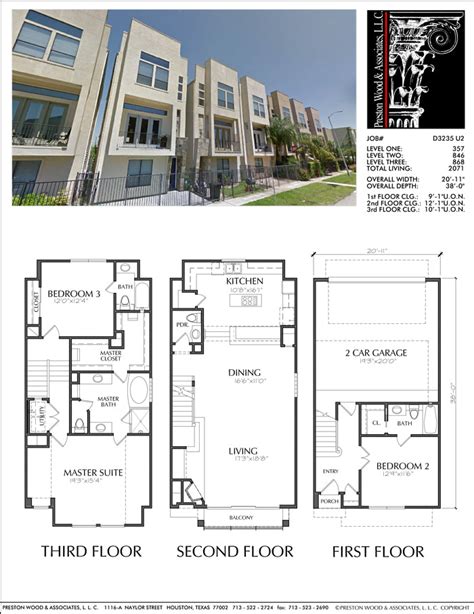 41 Townhome Floorplans Pictures Sukses