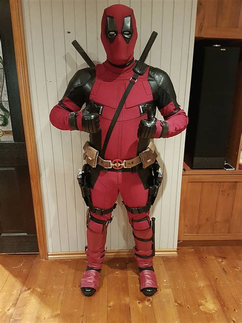 Deadpool Costume Cosplay Suit Replica Made From Custom Etsy
