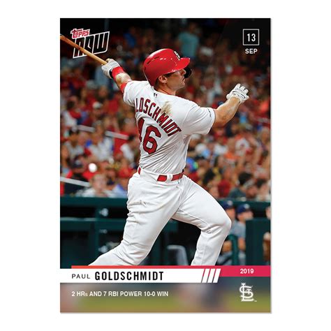 Paul Goldschmidt - MLB TOPPS NOW® Card 840 - Print Run: 223
