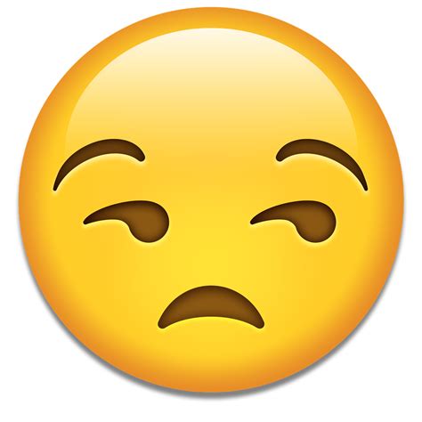 Unamused Face Emoji PNG PNG All PNG All