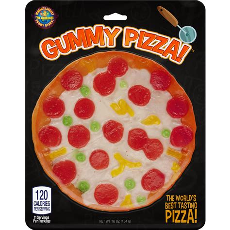 Giant Gummy Pizza In Blister 16oz 454g 6ct Candynowca