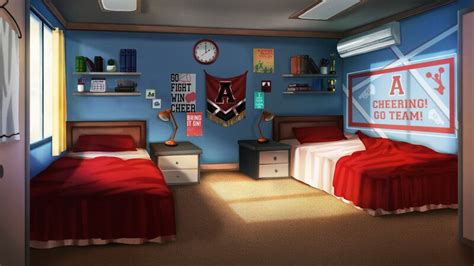 A Background Of A Anime Bunkbed Bed Room Wallpaperin