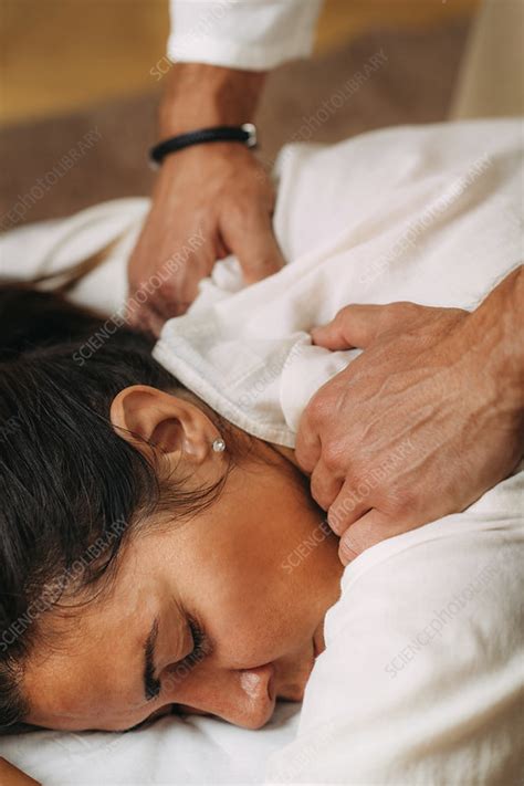 Shiatsu Arms And Shoulder Massage Stock Image F0343040 Science Photo Library