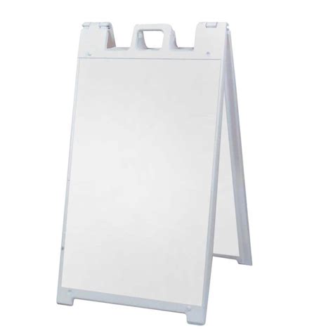 Signicade 25 In X 45 In Plastic Easel Shaped Sign Stand A Ps32 The
