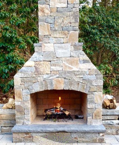 Outdoor Fireplace Kits Masonry Fireplaces Diy Outdoor Fireplace