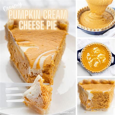 Add eggs, one at a time, beating on low speed after each addition. Pumpkin Cream Cheese Pie - Grandma's Simple Recipes