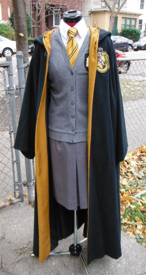 Quincys Hufflepuff Uniform Harry Potter Outfits Harry Potter Robes