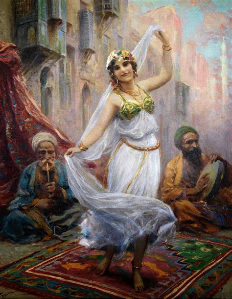 Fabio Fabbi 1861 1906 Orientalist Painter Dancer Artwork Art