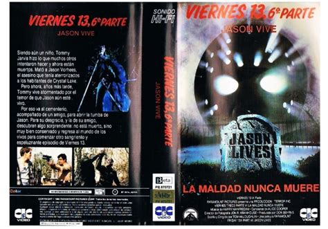 Friday The Th Part Vi Jason Lives On Cic Video Spain Betamax Vhs Videotape
