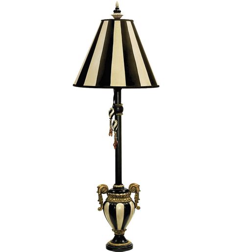 Dimond 91 234 Carnival Stripe Black And Antique White Table Lamp
