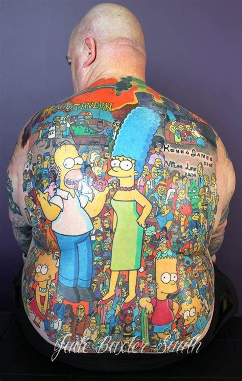 Tatuaje Record De Los Simpsons Descubre Este Tattoo Tatuaje De Los