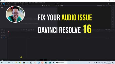 How To Fix Audio Issue Davinci Resolve 16 Youtube