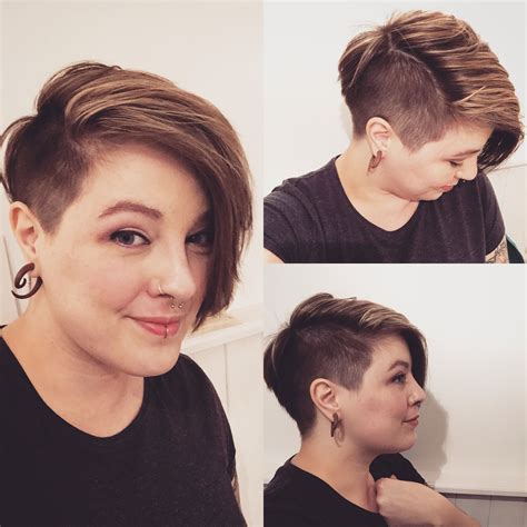Super Happy With My New Short Half Shaved Hair Half Shaved Hair