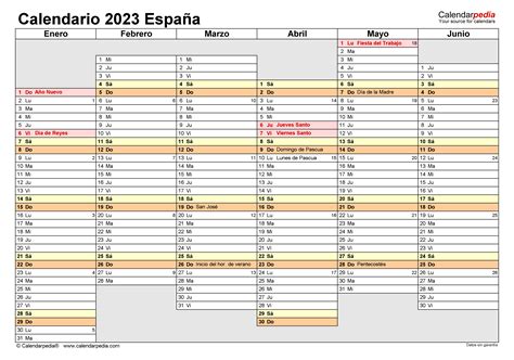 Calendario 2023 Espa 241 Ol Para Imprimir Get Latest News 2023 Update
