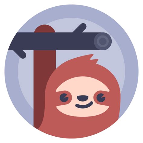 Avatar Lazybones Sloth Sluggard Icon Free Download